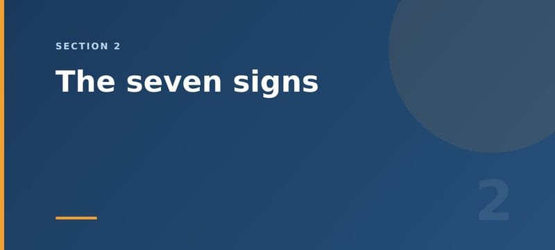 The seven signs