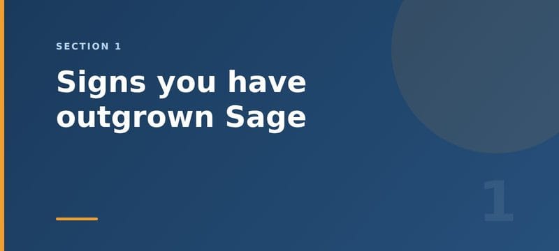 Signs you have outgrown Sage