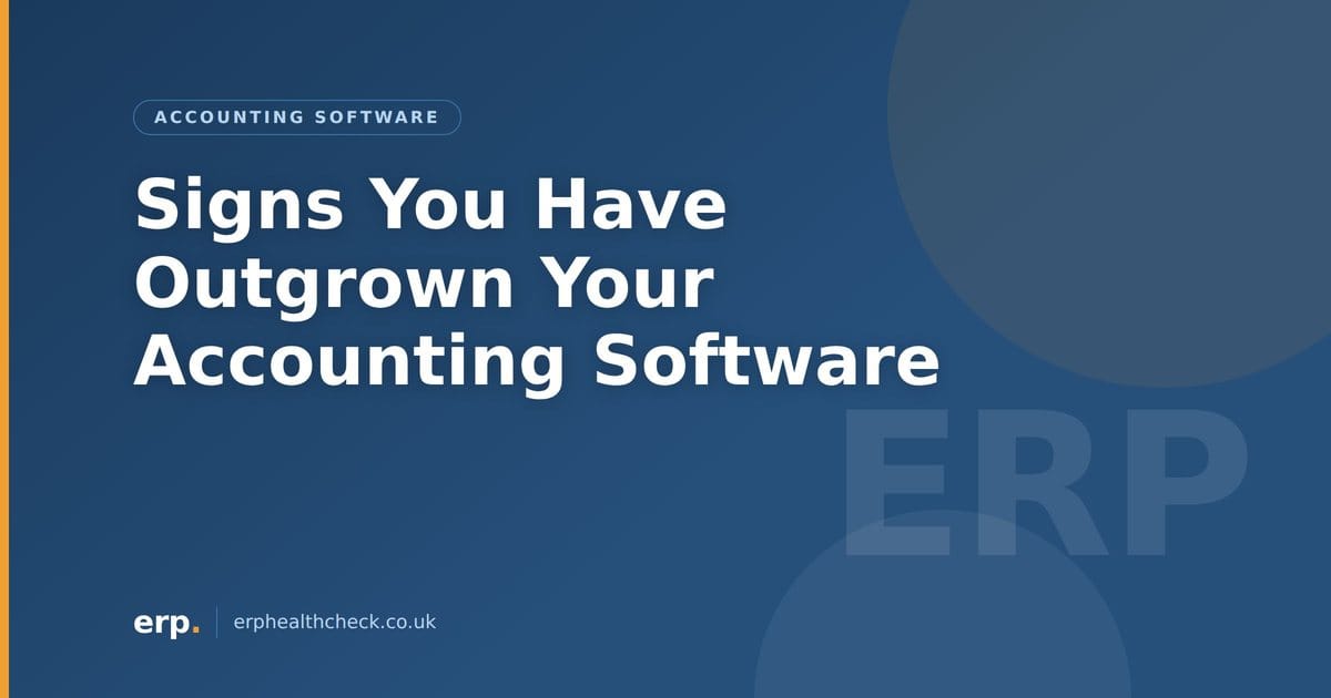 5 signs you've outgrown your accounting software